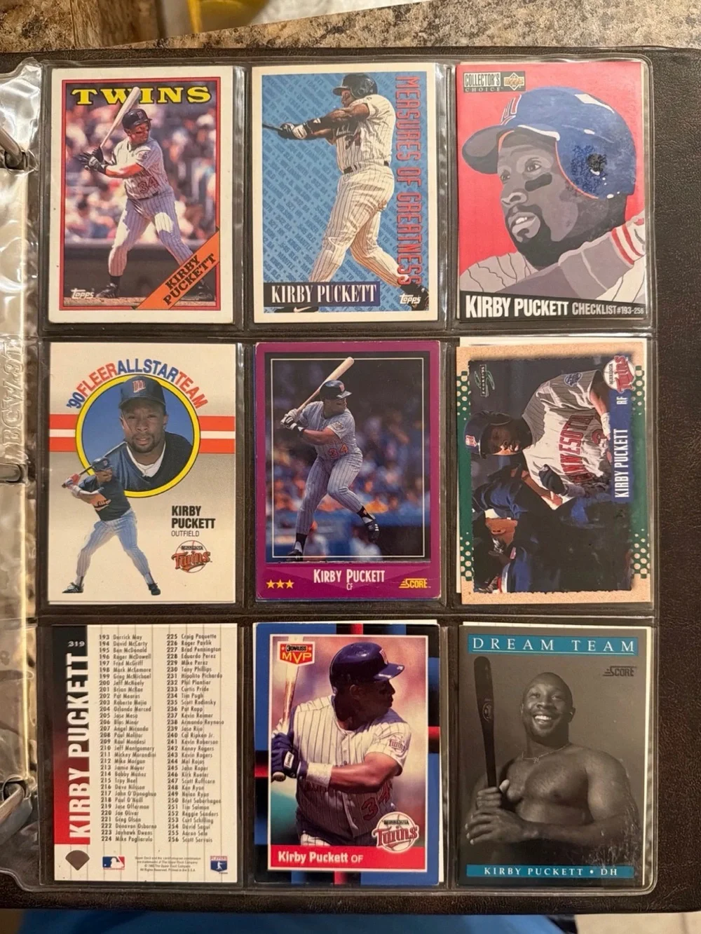Vintage Baseball Card Binder Lot (ft. Yankees, Kirby Puckett and other HOF’ers)